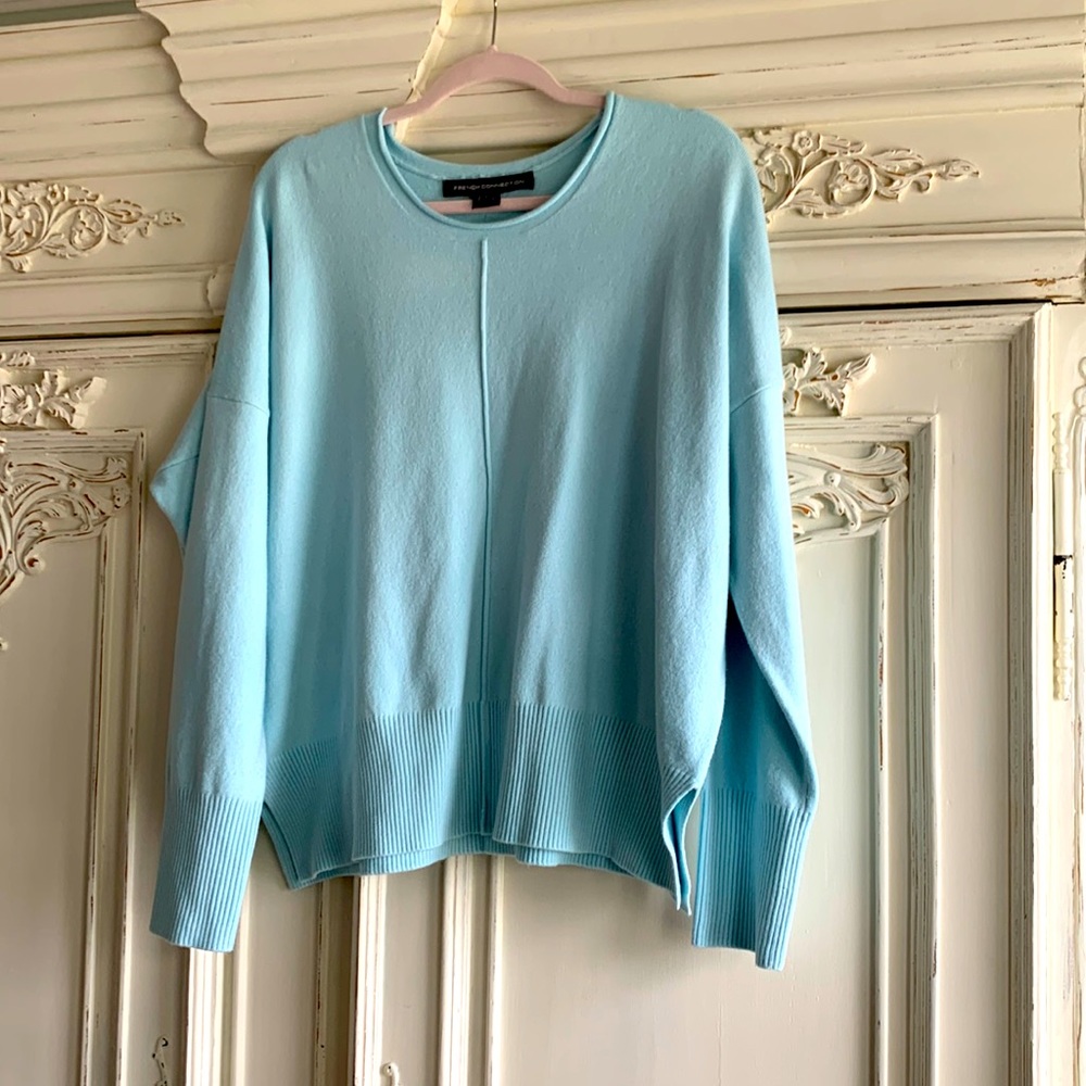 French connection blue sweater